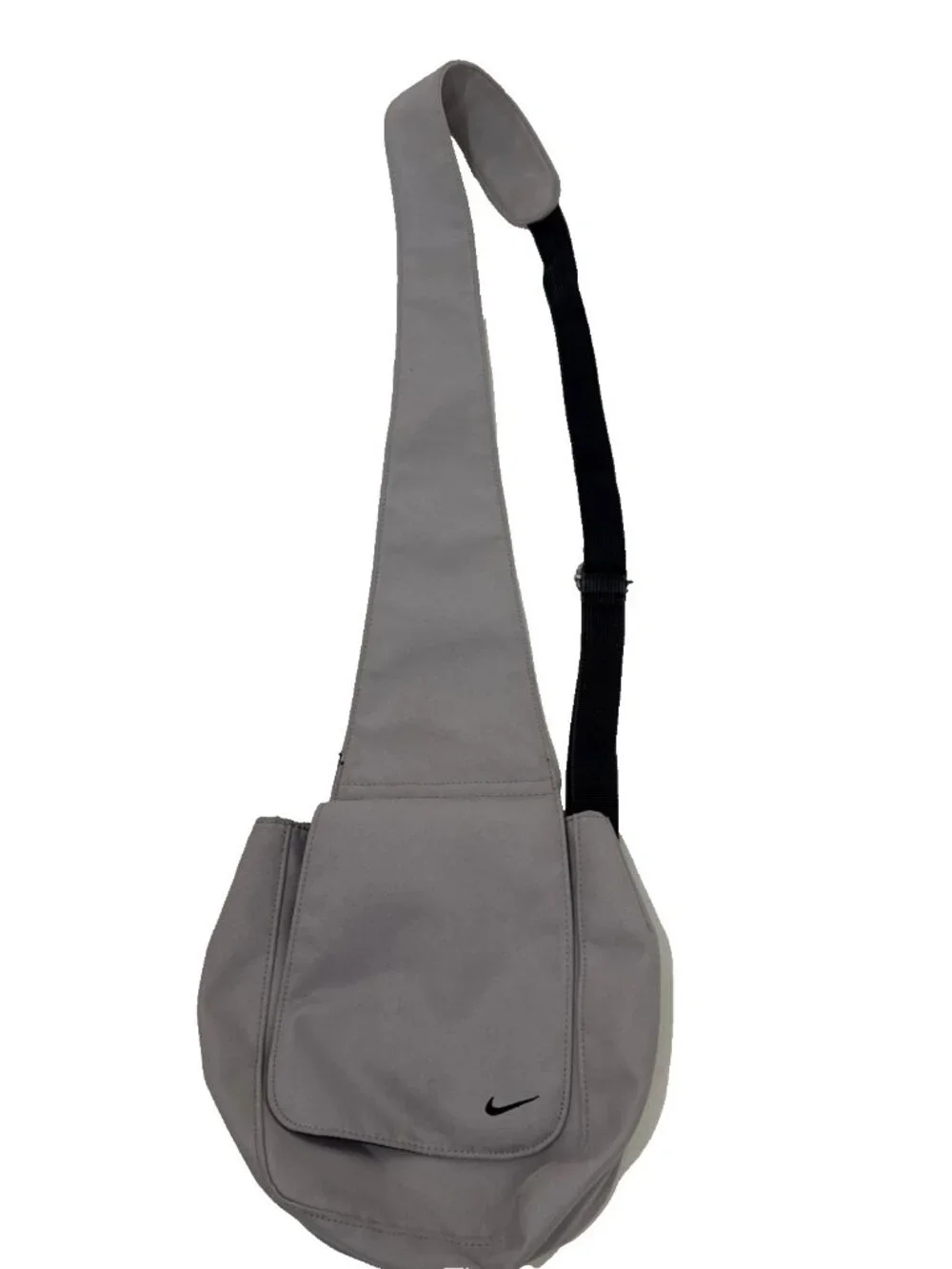 Y2K Nike Crossbody Sling Bag Gray Backpack Streetwear Hype Grail Travel VTG